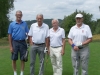 Vlevo president ESGA a hráč družstva Belgie Cup 75+ p. Georges Gevers (79), druhý zprava nejstarší účastník z ČR p. Stanislav Prauzek (81)